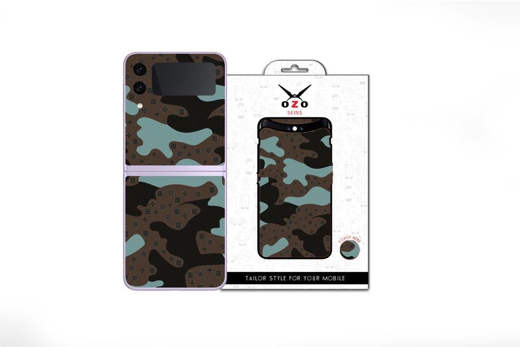 OZO Skins Camouflage Fashion Pattern (SE220CFP) For Samsung Galaxy Z Flip 5