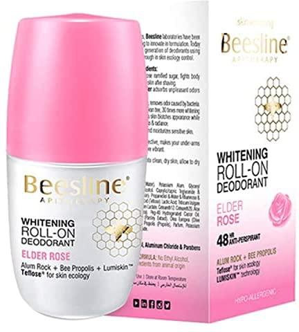 Beesline Whitening Roll-On Deodorant, Elder Rose