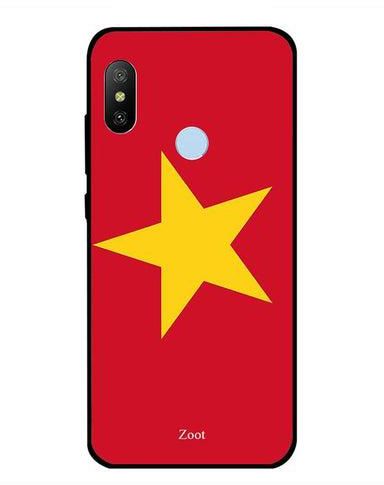 Protective Case Cover For Xiaomi Redmi Note 6 Vietnam Flag