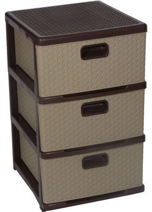 Khorshed Storage Cabinet - Beige/Brown