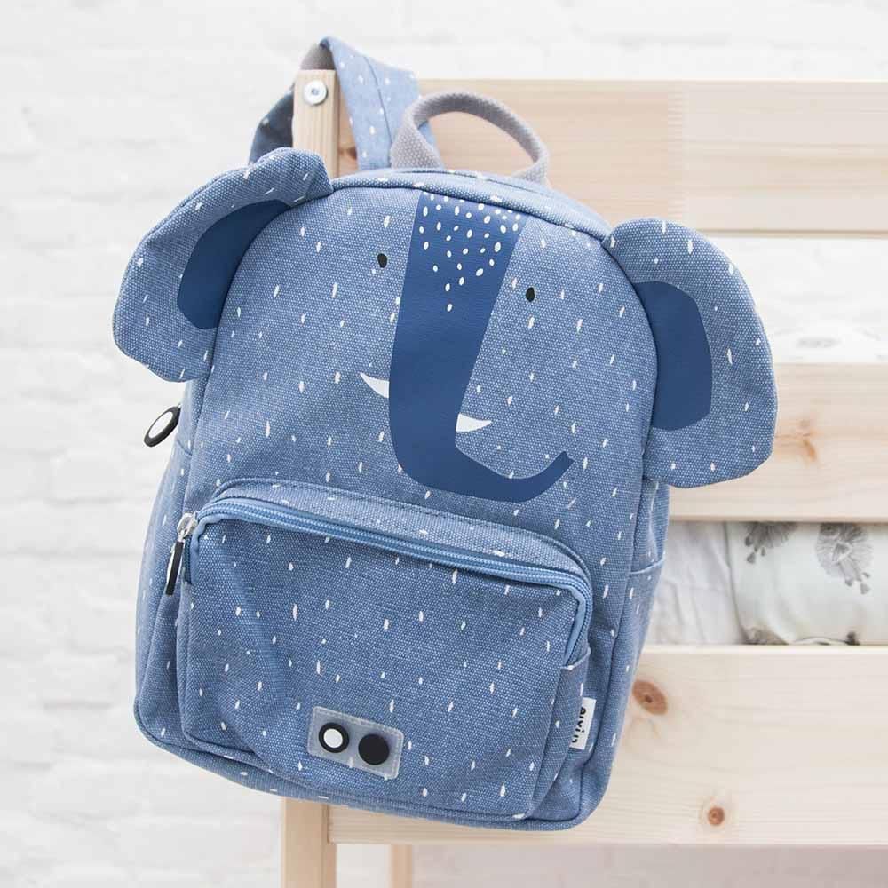 Trixie - Backpack Mrs. Elephant - Blue- Babystore.ae