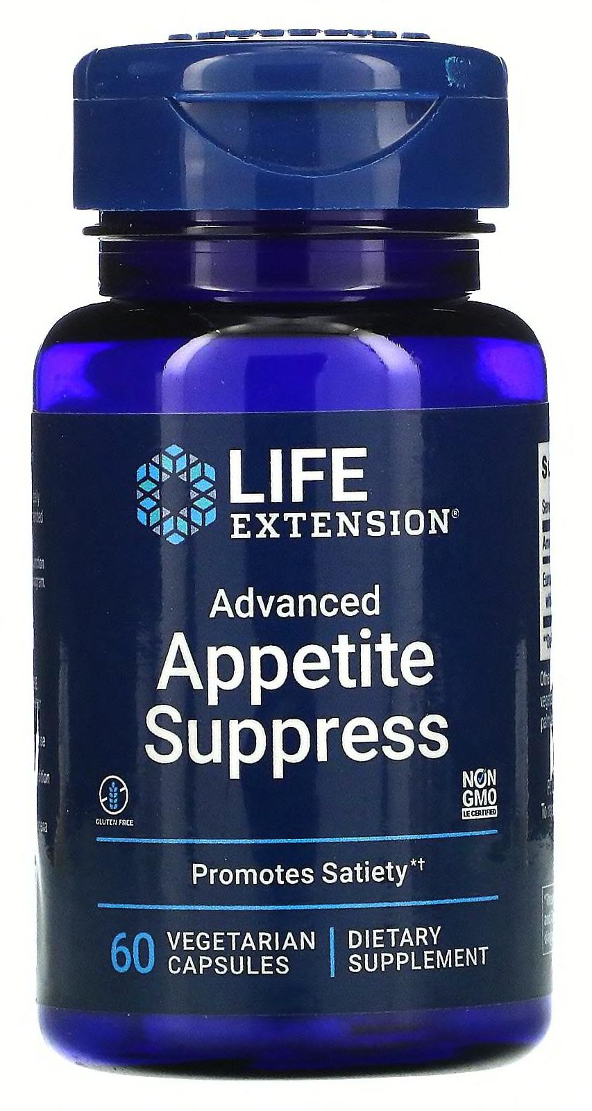 Life Extension‏, Advanced Appetite Suppress، عبوة من 60 كبسولة نباتية