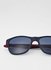 نظارة شمسية معدلة من مادة TR90 وبإطار مستطيل كامل - عدسات بمقاس: 55 مم للرجال