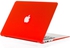 Kuzy 13-inch Red Rubberized Hard Case For Macbook Air A1466 And A1369