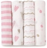 Aden & Anais Heart Breaker Classic Swaddles Pink - Pack of 4