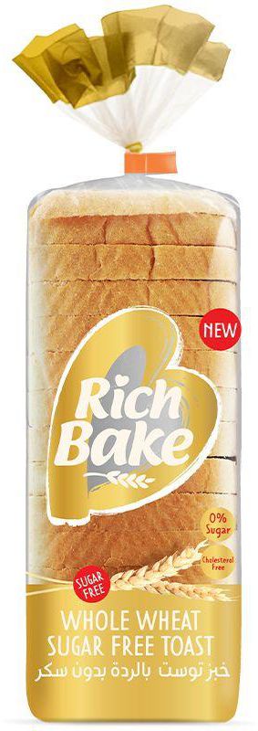 Rich Beak Whole Wheat Sugar Free Toast -500g
