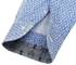 Clever قميص رجالي منقوش مصنوع من خامة القطن- لون ازرق وابيض