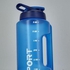 A Large 1.8 Liter Water Bottle Blue Sealed And Easy To Carry