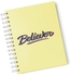 Believer Quote A4 Spiral Notebook Baby Yellow Print