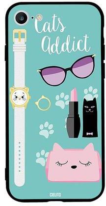 Skin Case Cover -for Apple iPhone 6s Cats Addict Girl بتصميم Cats Addict للفتيات