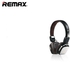 Remax RB-200HB Leather AUX Wireless Bluetooth Headset 200HB (Black)