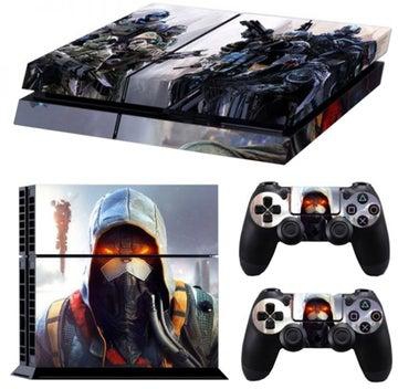 2-Piece Decal Skin Cover Sticker For Sony PlayStation 4