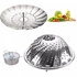 Stainless Steel Foldable/Folding Vegetable Food Steamer Basket