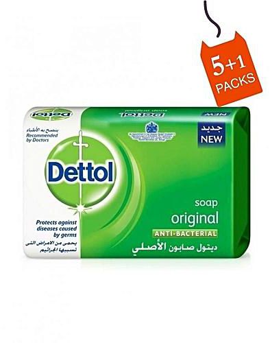 Dettol Original Soap – 125 G – Pack of 5 + 1 Free