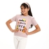 Diadora Girls Cotton Printed T-Shirt - LightPurple