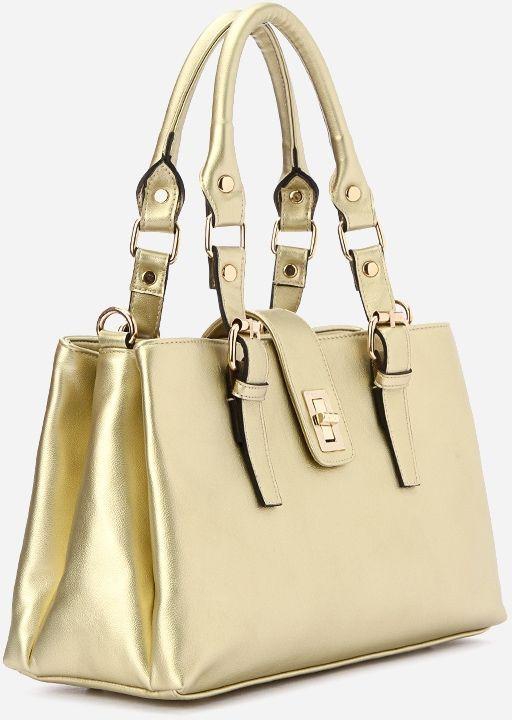 Leather Classic Bag - Gold