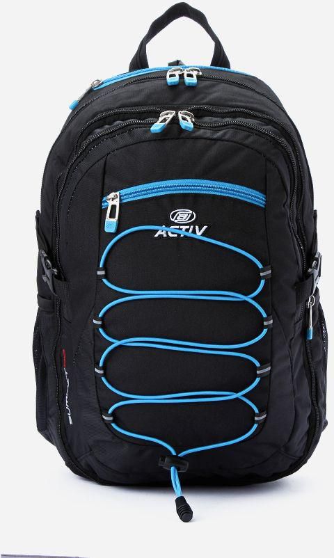 Activ Drawstring Backpack - Black & Blue