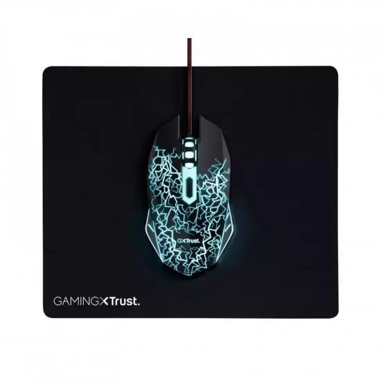 TRUST BASICS GAMING MOUSE &amp; PAD | Gear-up.me
