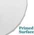 لوحة قماشية مستديرة من SMART ، 4 قطع لوحة قماشية دائرية ممدودة احترافية للرسم 20 سم أبيض