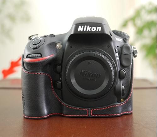 Ciesta Nikon D800 Leather Jacket (Black/Red)