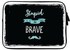 Stylizedd Designer Sleeve with Strap for 11 / 12 inch Macbook & Laptop – Stupid is the new brave