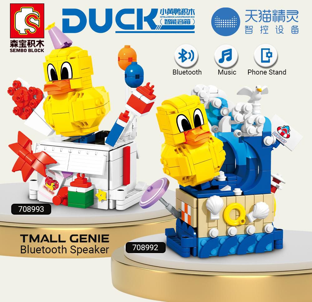 Sembo Block Present Duck Tmall Genie Bluetooth Wireless Speaker Building Brick