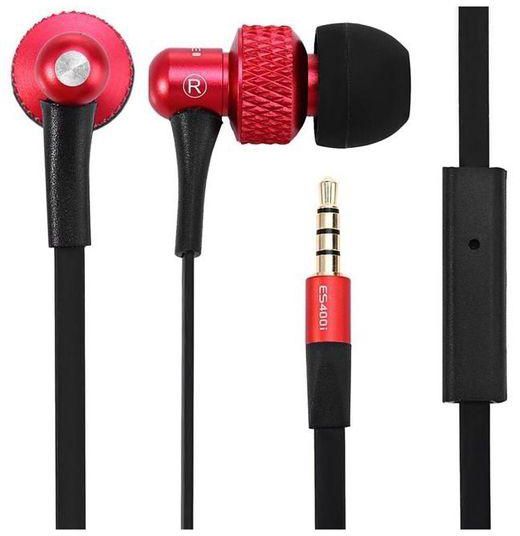 Awei ES - 400i - In-Ear Earphone 1.25m Cable For Smartphone - Red