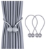 Magnetic Curtain Buckle - 2 Pcs - Gray