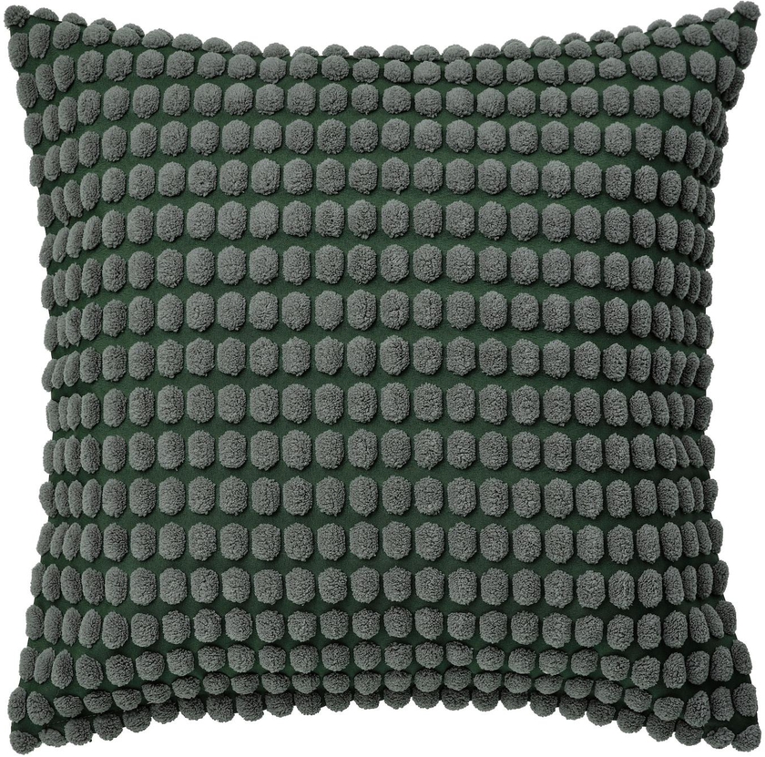 SVARTPOPPEL Cushion cover - grey-green 50x50 cm
