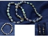 Vera Perla 10K Black Pearls Elastic Bracelet Jewelry Set - 3 Pieces