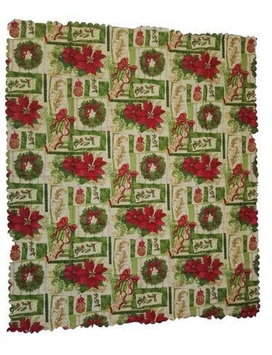 Memories Maker Christmas Table Cloth - Wreath & Flower - 220 cm