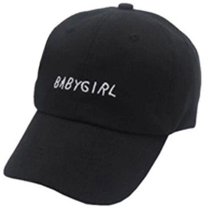 Women's Baseball Cap Simple Trendy Letters Solid Color Outdoor Casual Sun Hat
