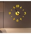 DIY 4-Star Themed Wall Clock Gold 14x10x4cm