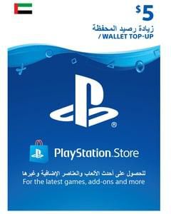 Playstation Network Live USD 5 Online Gift Card