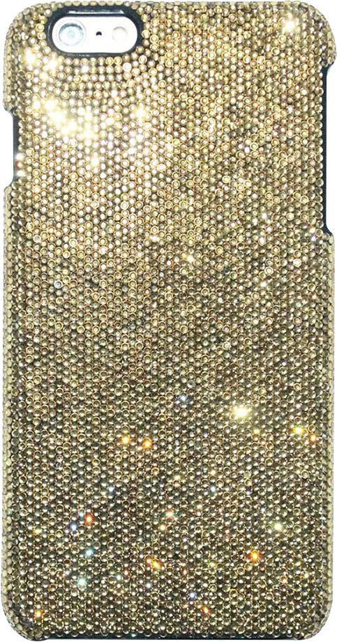 The Kase Collection Case for Apple iPhone 6 Plus, Gold Rhinestones