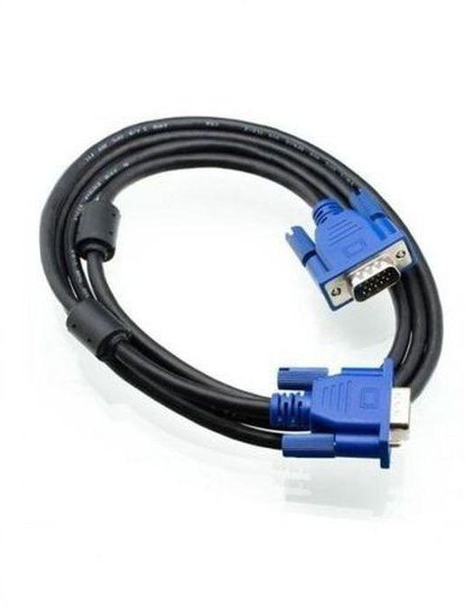 VGA Monitor Male To Male Cable -5M - Black