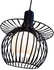 Ceiling Light Pendant Single Lamp Black Color With White Glass Shade…