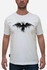 Printed Black Hawk Splash T-Shirt - White