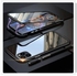 Quality Iphone 11 Glass Magnetic Flip Case- Black