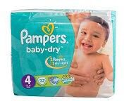 Pampers Baby Dry Size 4 Maxi 7-18 kg 8 Pieces