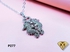 3Diamonds High-Quality Platinum-Plated Seahorse Pendant Necklace With Zirconia