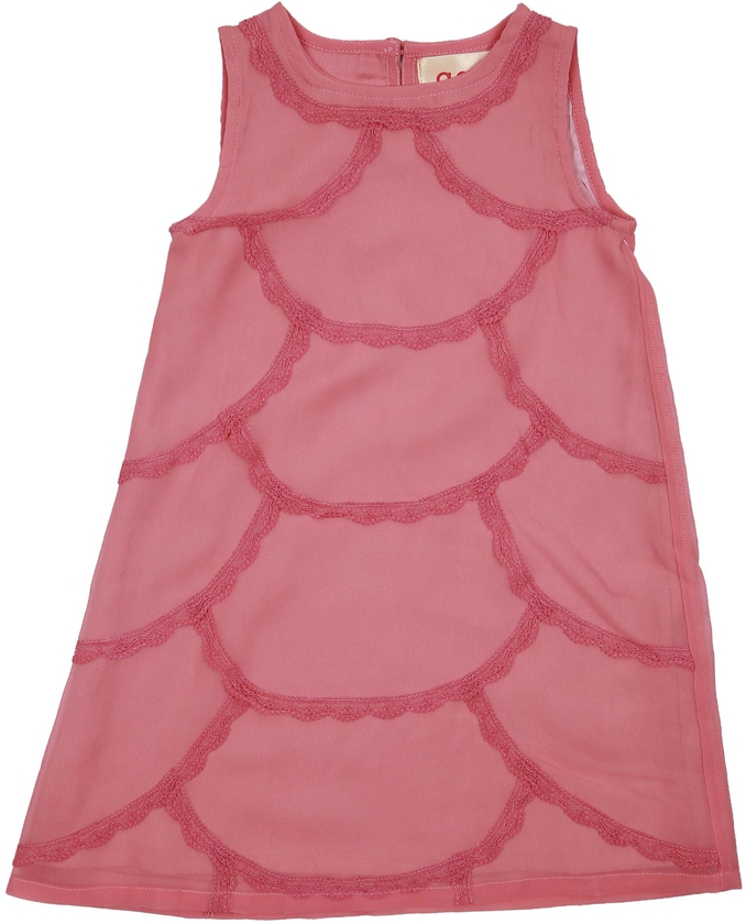 AOMI by Appleofmyi Girls Lace Dress P6 Pink Size 6-7 Years