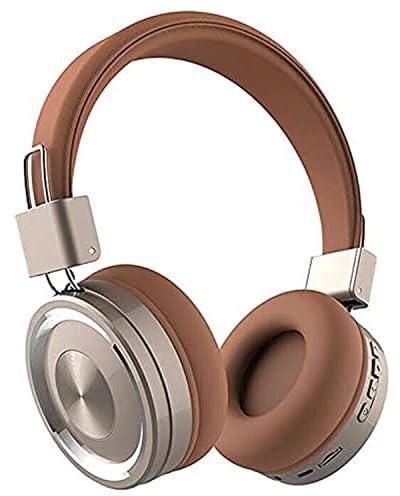 SODO SD-1002 Use Bluetooth 5 Dual Mode Wired Wireless Headphone / aUX / TF Card / Built in Microphone Walk and Talk - Gold
