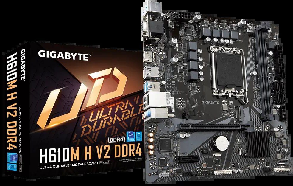 GIGABYTE H610M H V2 DDR4 INTEL LGA 1700 MOTHERBOARD