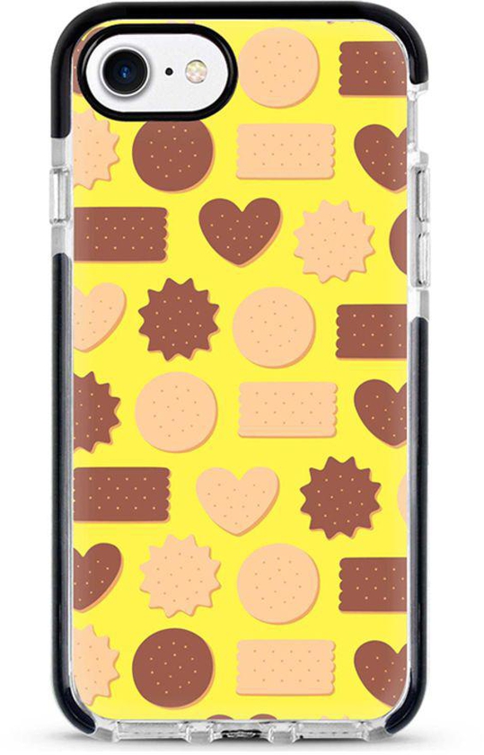 Protective Case Cover For Apple iPhone 8 Hearty Biscuits Full Print