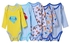 Carter's 5 Pack Assorted Boys Long Sleeved Cotton Bodysuit-Different Colors