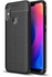 For Xiaomi Mi A2 Lite / Redmi 6 Pro - Litchi Texture TPU Mobile Phone Casing - Black