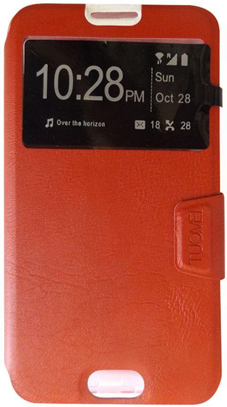 Touvel Flip Cover for Samsung Galaxy Note 3 Neo - Orange