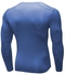 Men Quick Dry Breathable Long Sleeve Shirt Blue