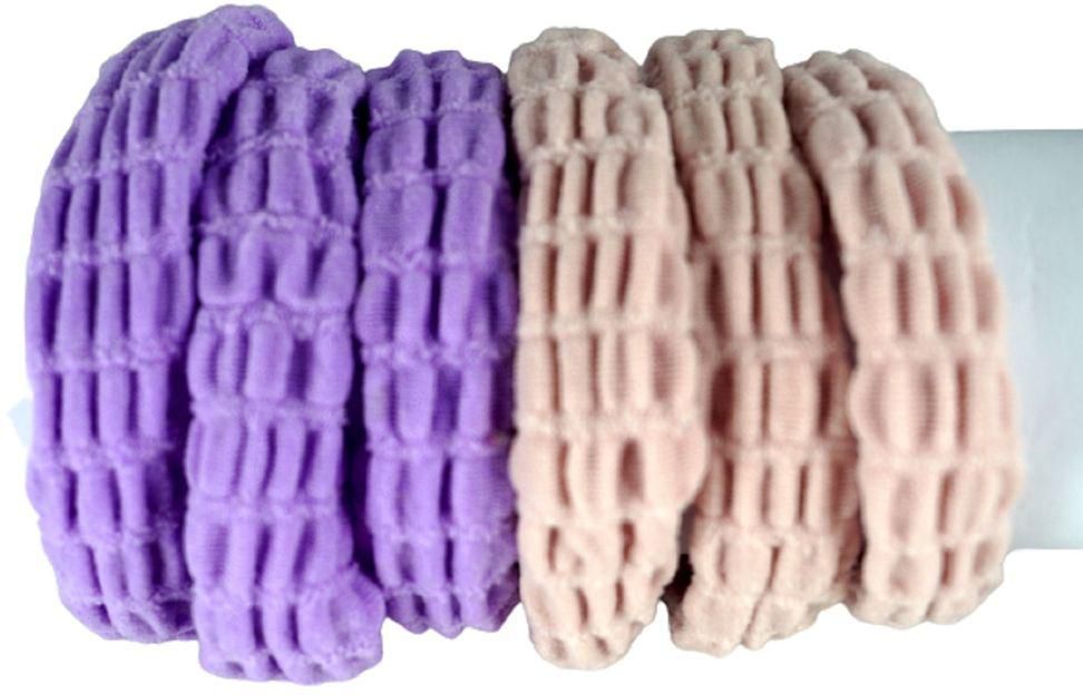Set Of Six Colourful Hair Ties